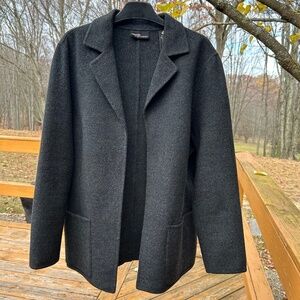 VALERIE By Valerie Stevens Gray Wool Coat, Size S
